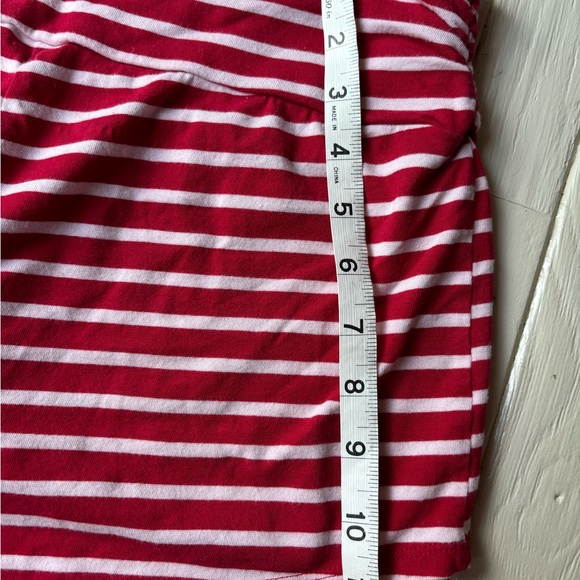 Motherhood, maternity, red striped shorts size large - Picture 5 of 5
